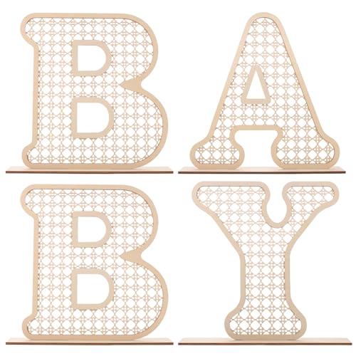 Letras para bebé decorativas en la mesa dulce de tu fiesta de revelación de género