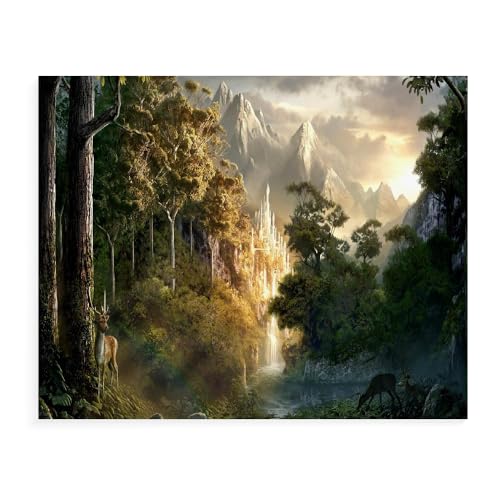 livre DTASSVEW Peinture par Numero Kits, Le Seigneur Des Anneaux,Kit Peinture Numero pour Enfants,Parfait pour les débutants, cadeau d'anniversaire de vacances - Affiche De Film HD Série 089