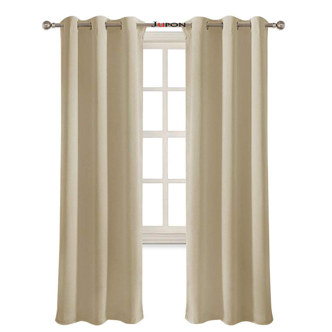 Blackout Silk Curtains - Bedroom Set (2 Panels) -19 Blackout Silk Curtains - Bedroom Set (2 Panels) -19
