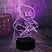 Produktbild Naruto Uchiha Sasuke Anime Figur 3D LED Nachtlicht 7 Farben USB-Kabel Fernbedienung ändern RGB Schreibtischlampe Baby Kinder Geburtstag Weihnachtsspielzeug Schlafzimmer Dekor
