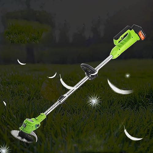 BebeXi cortacésped Gasolina cortabordes Desbrozadora eléctrica inalámbrica, cortadora de césped eléctrica de 24V, Herramientas de jardín, desbrozadora de malezas