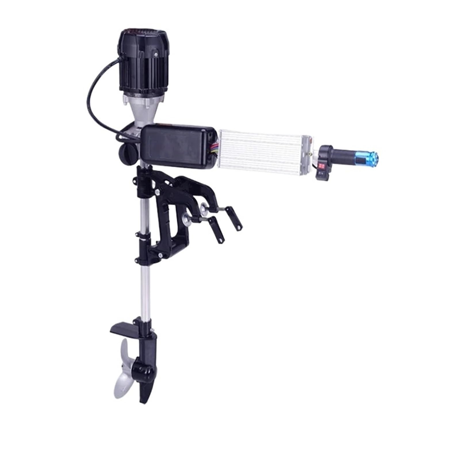 Elektrischer Außenbordmotor, 48V 1000W Elektrostrahlruder Trolling Motor Bürstenloser Elektromotor
