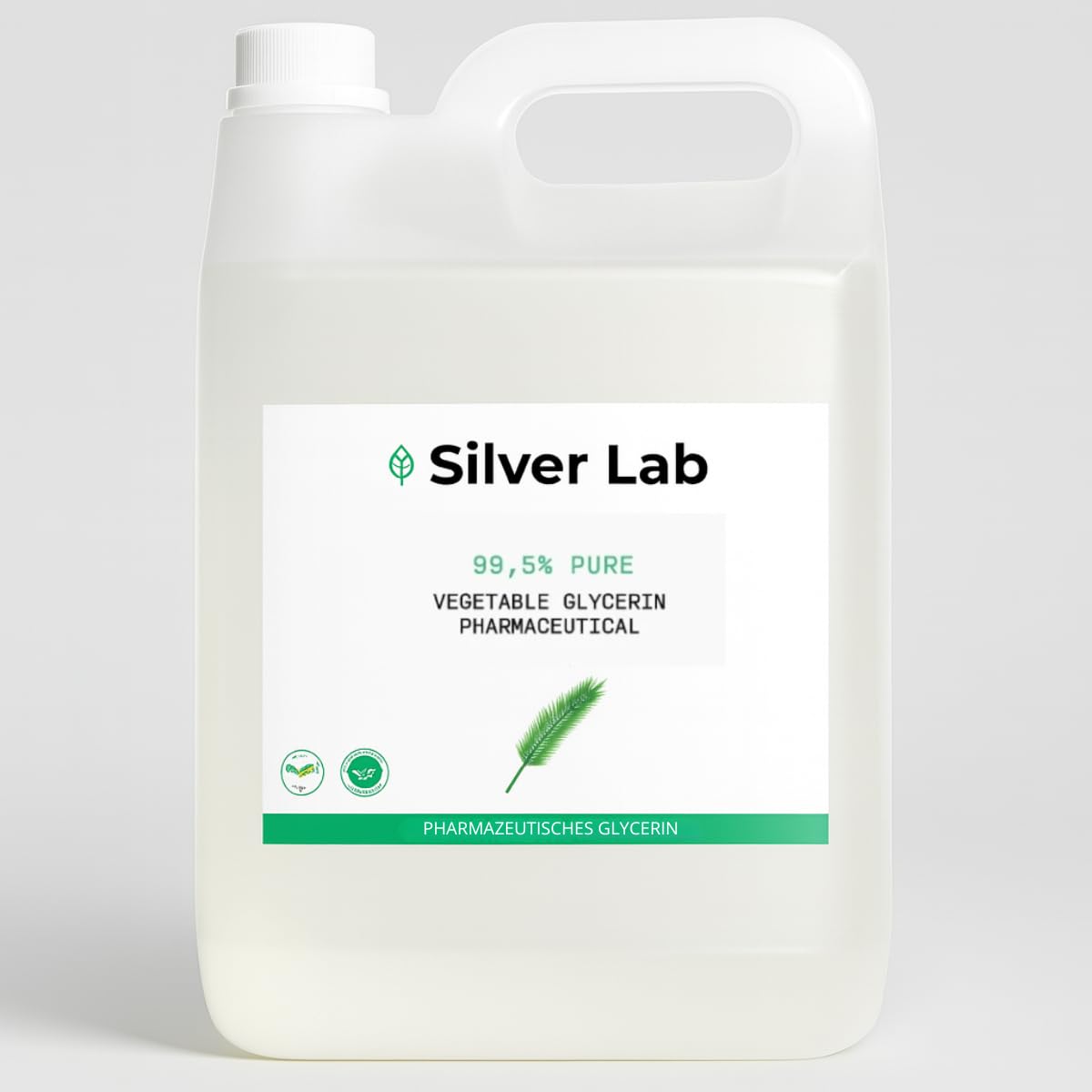 Glycerin 99,5% – Pharma Qualität, rein pflanzlich & vegan – transparent & geruchlos – 5 Liter Kanister – ideal für Kosmetik, Seifenherstellung & Hautpflege