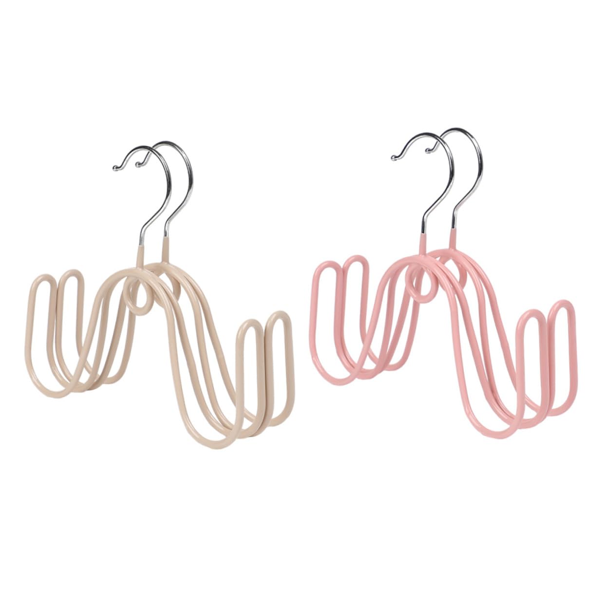 DECHOUS Long Boot Shoes Drying Rack 4 Pack Shoes Organizer Hooks Hangers PVC Stainless Steel