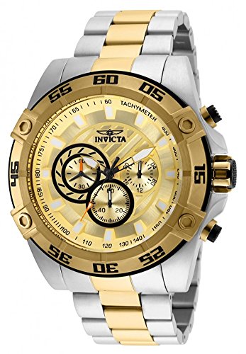 [�C���r�N�^] Invicta �r���v Speedway Gold Dial Chronograph Men's Watch �����Y 25537 [���s�A���i]