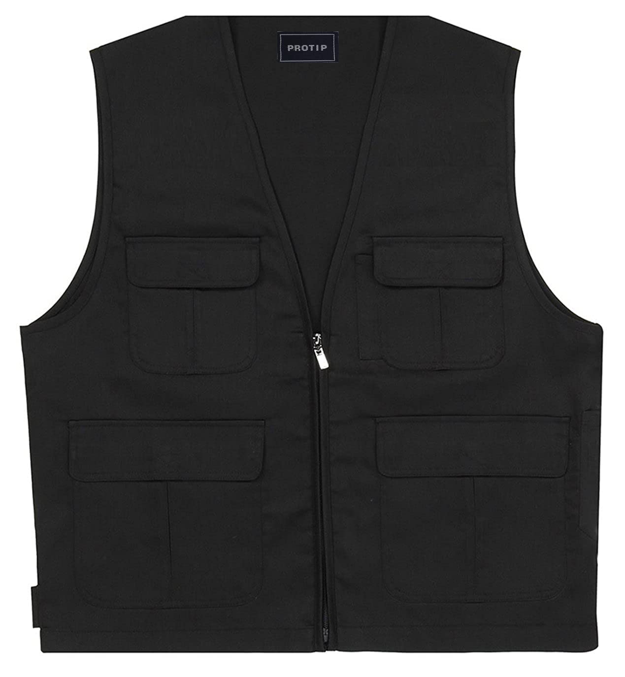 protip Outdoor vest jacket, workwear, 4 pockets, photographer jackets for men, Safety vest jacket.-picture-29