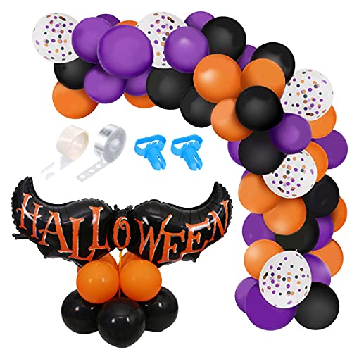 monoii e0073 Halloween Decoration, Balloons, Party Decoration, Balloons, Entryway, Outdoor, Decoration, Bat