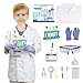 Lesheng space Scientist Costume for Kids Lab Coat with Science Experiment Kit Dress Up & Pretend Play for Boys Girls Age 4-8