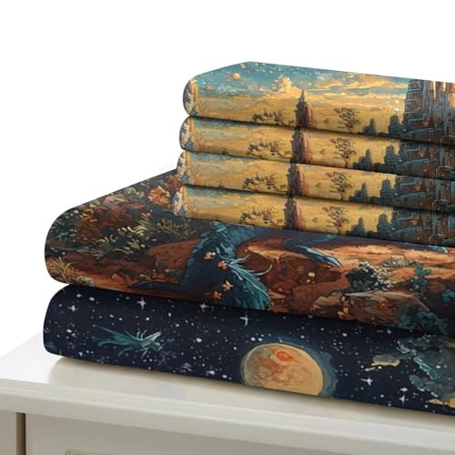 Ensemble de literie 3D avec fermeture éclair en microfibre résistante - 7