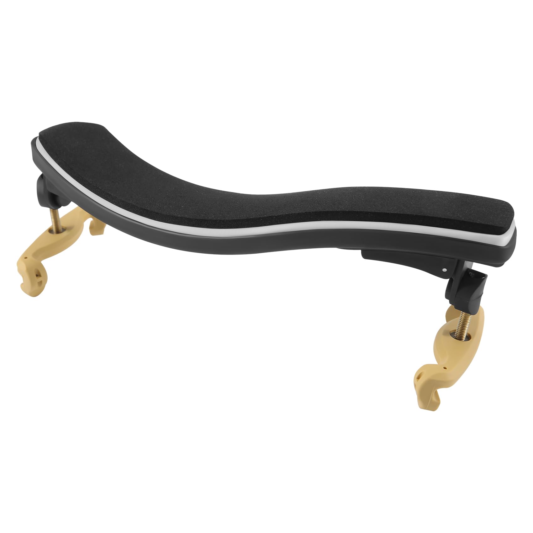 Spalliera Per Violino Regolabile In Lega Di Alluminio E Eva, Design A Molla Flessibile, Piedini Antiscivolo E Imbottitura In Cotone – Compatibile Con Violini 3/4 E 4/4, Ideale Per Studio E Performance