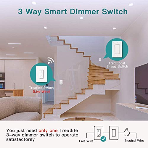 Treatlife 3 Way Smart Dimmer Switch 2 Pack thumb #3