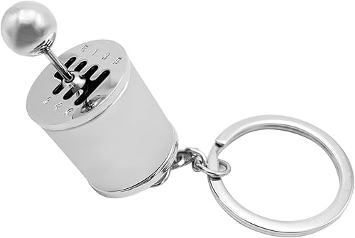 Llavero de palanca de cambios de coche, creativo llavero de palanca de cambios manual de 6 velocidades, llavero de palanca de cambios automática