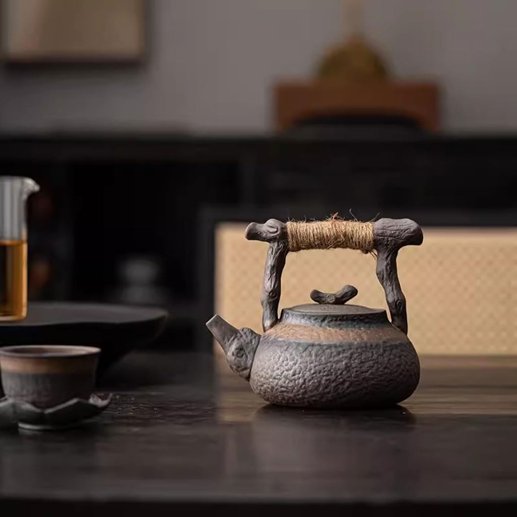 Amazon.com: Kung Fu Teapot for Making Tea Ceramic Retro Teapot