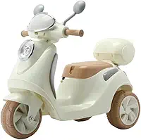 Bang Toys Moto Elétrica Infantil Scooter Bella T3 6v Bege