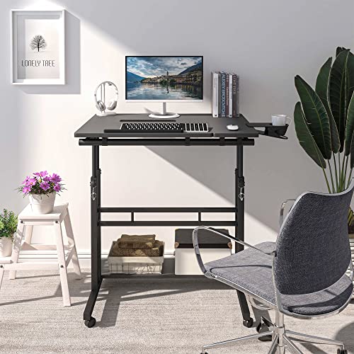 Panta FH-RLD-BK Mobile Standing Desk, Adjustable Rolling Computer Desk thumb #8