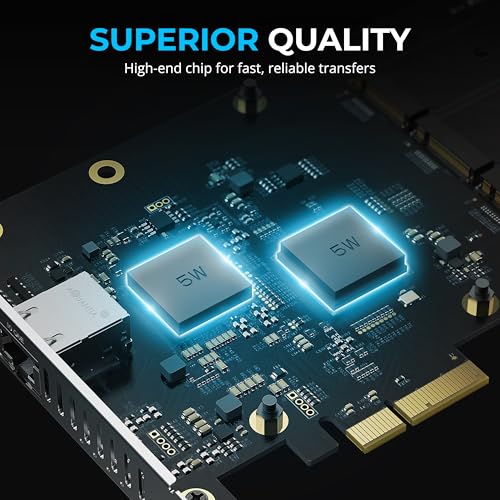 Scheda aggiuntiva PCIe 3.0 x4 con slot SSD NVMe 10GbE e 3X M.2, dissipatore di calore in alluminio senza attrezzi, supporta 2230/2242/2260/2280, nessuna biforcazione richiesta, compatibile con - Hdd - Immagine 5