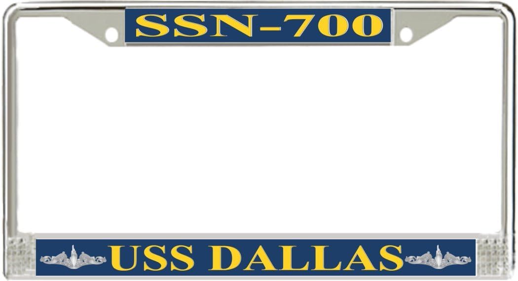 MilitaryBest USS Dallas SSN-700 Enlisted License Plate Frame