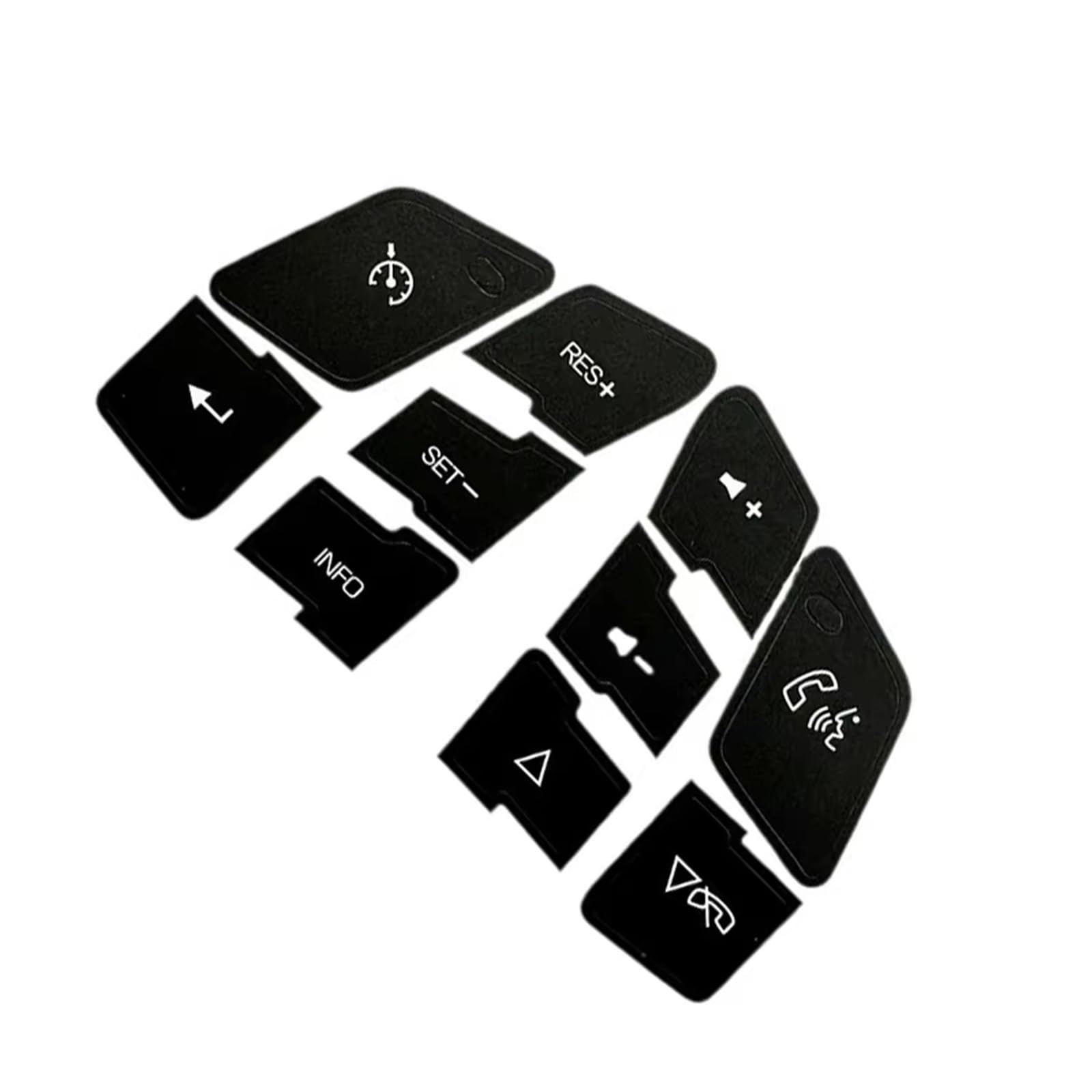 Interior Button Stickers Compatible with Corvette C6