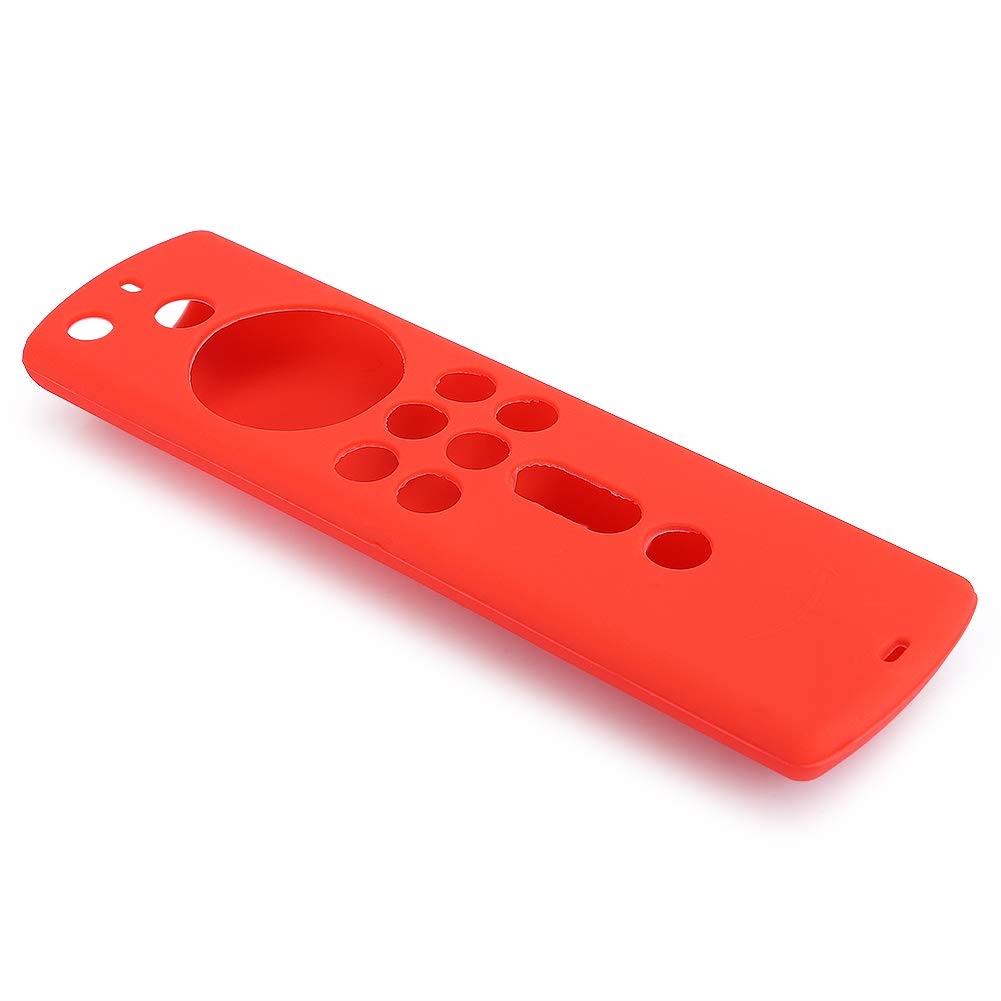 Custodia per Telecomando, Copertura Protettiva, Custodia Protettiva in Morbido Silicone Resistente, per FireTV 5 (rosso)