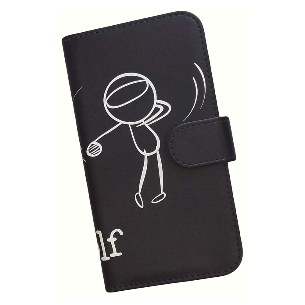 Amazon Co Jp V Pro L 01j スマホケース 手帳型 プリントケース スマホ ゴルフ 打球 スポーツ モノトーン 棒人間 ごるふ ボール スイング シンプル イラスト スポーツ かわいい ボール 球 Ball ユニーク ゴルフボール ドライバー S3 家電 カメラ
