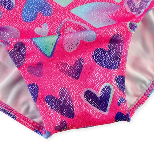 HOZIY Gymnastics Leotards for Girls Unicorn Pink Purple Sparkly Dancewear Activewear Quick Dry