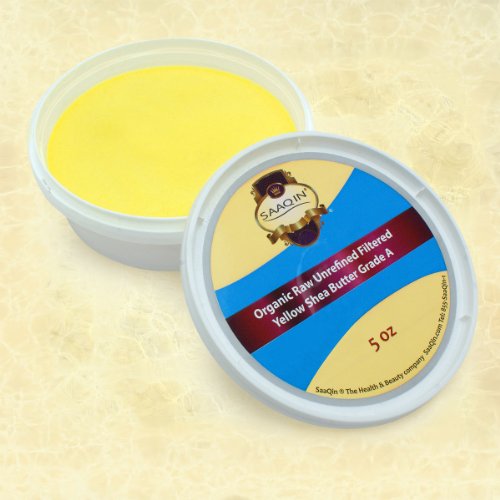 African Yellow Shea Butter Filtered & Creamy 5 Oz #TOP2