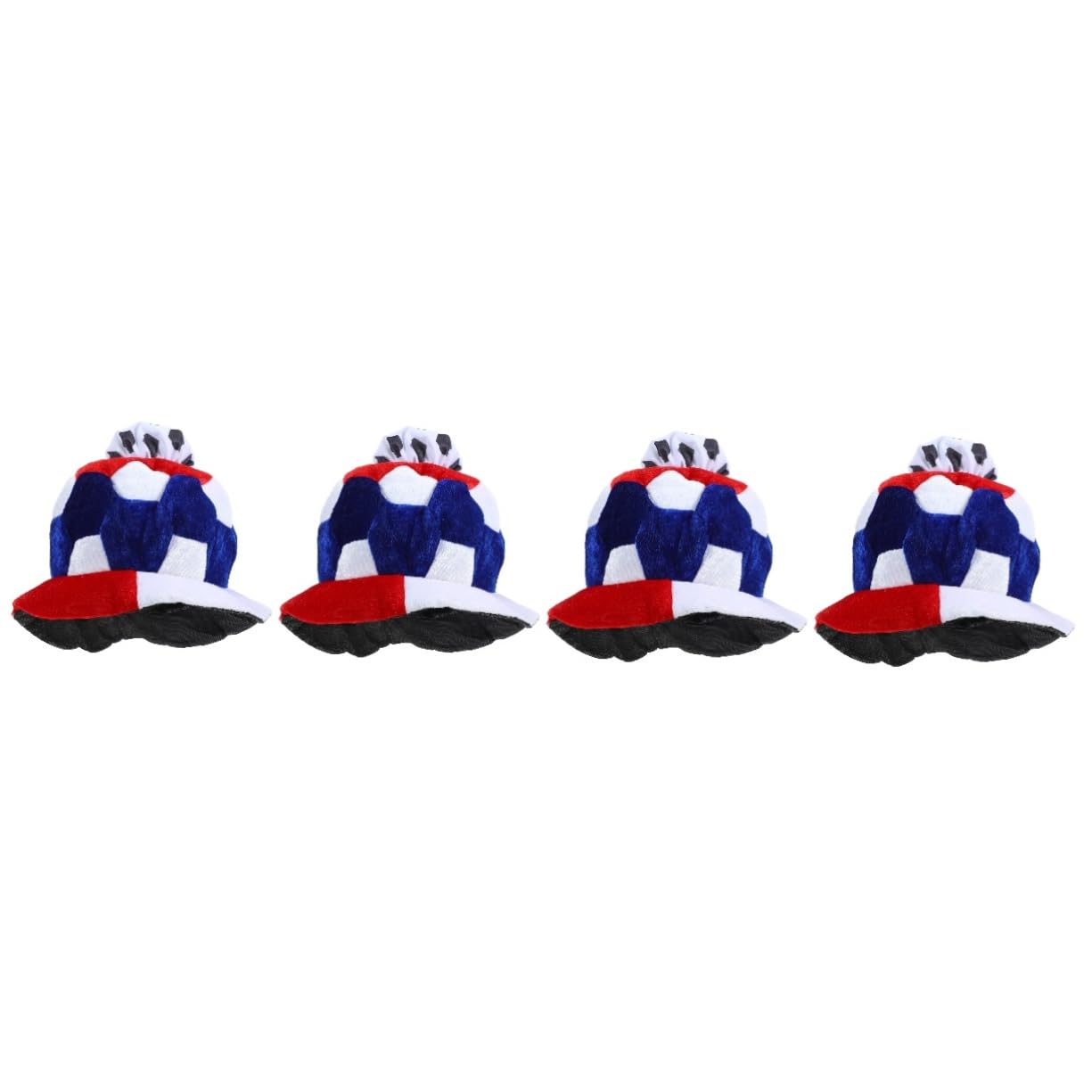 TOYANDONA 5 Piezas Gorra Fútbol Decoración Tiene Sombreros Diadema Fiesta Sombrero Fútbol Sombrero Animación Sombrero Fútbol Sombrero Divertido Felpa Novedad Gorra