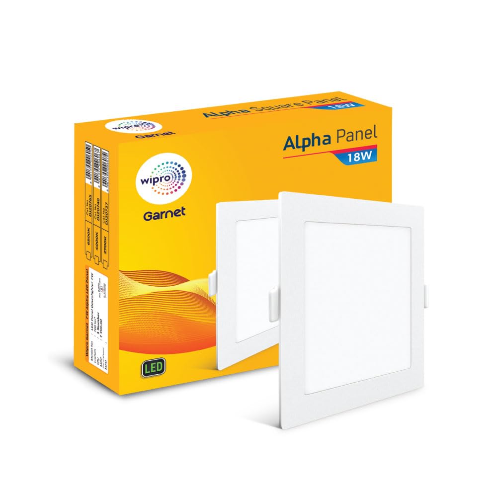 See full amazon price history chart for wipro Garnet 18W Square LED Alpha Panel | Cool White Light (6500K) | Recessed Down Light for False Ceiling | Cutout - 159x159mm | Pack of 1 wipro Garnet 18W Square LED Alpha Panel | Cool White Light (6500K) | Recessed Down Light for False Ceiling | Cutout - 159x159mm | Pack of 1 (B0CGD2SC8N) Amazon Price History, Amazon Price Tracker