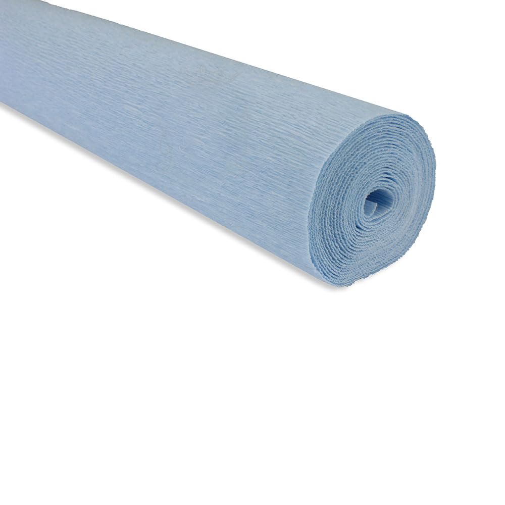 FloristryWarehouse Crepe Paper roll 180g (50X250cm) Pale Blue (Shade 559)