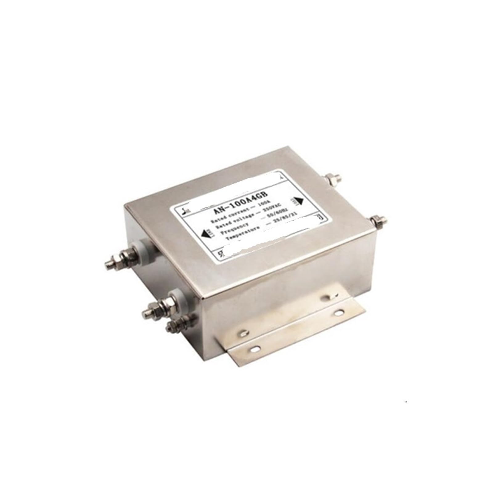 Filtre de puissance monophasé 100A AN-100A4GB pour réseau électrique stable