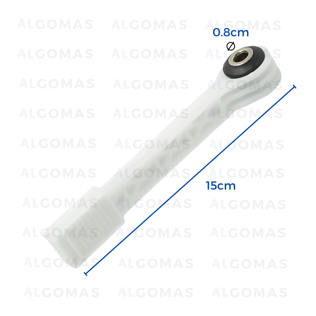 ALGOMAS® Amortyzatory do pralek | Zawiera 2 amortyzatory, smar przekładniowy i 4 podkładki | Możliwość dostosowania do Bosch i Siemens | Numer artykułu: 00673541, 00742719