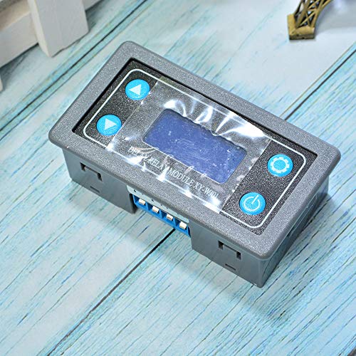 comimark 1pcs xy-wj01 delay relay module with digital led display cycle timing circuit switch