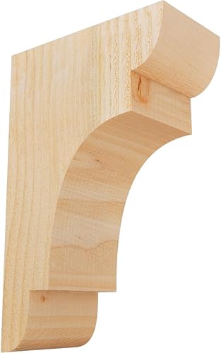 Miniatura 10 de Ekena Millwork COR04X12X12NEB00RWR 4 pulgadas de ancho x 12 pulgadas de profundidad x 12 pulgadas de alto New Brighton Rough Sawn Corbel, cedro rojo