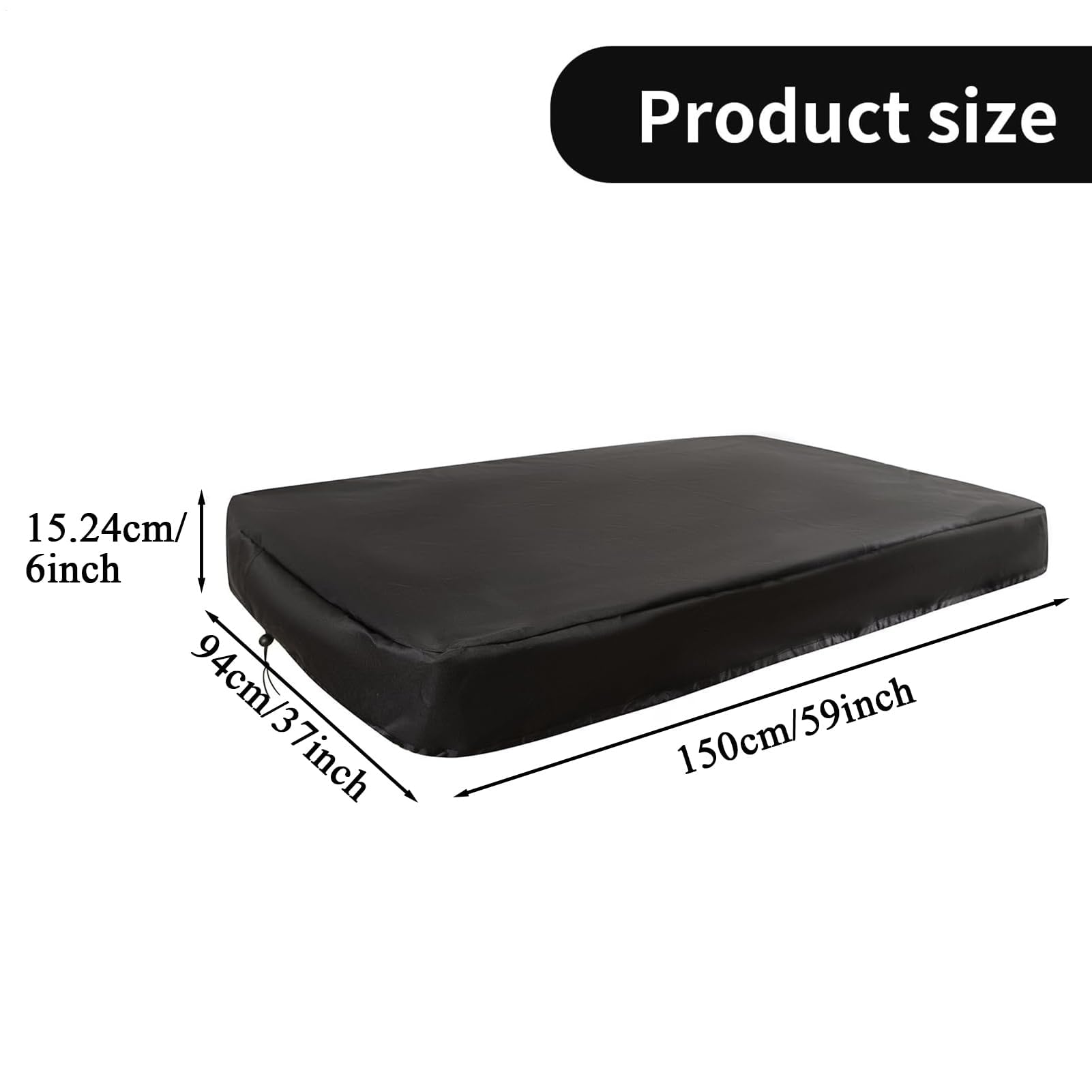 Funda plegable impermeable para carrito de la compra, tela Oxford, protección contra el polvo para jardín al aire libre y camping, resistente al viento, para carrito de compras y patio