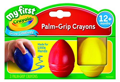 Crayola My First Egg Crayons, Easy-Grip #TOP1