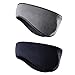 JOEYOUNG Fleece Ear Warmers/Muffs Headband for Men & Women Kids Perfect for Winter Running Yoga Skiing Work Out Riding Bike in Cold and Freezing Days (T-Grey+Dark Blue)