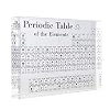 Acrylic Periodic Table Display with Real elementss Kids Teaching School Day Birthday Gifts Chemical Elements Display
