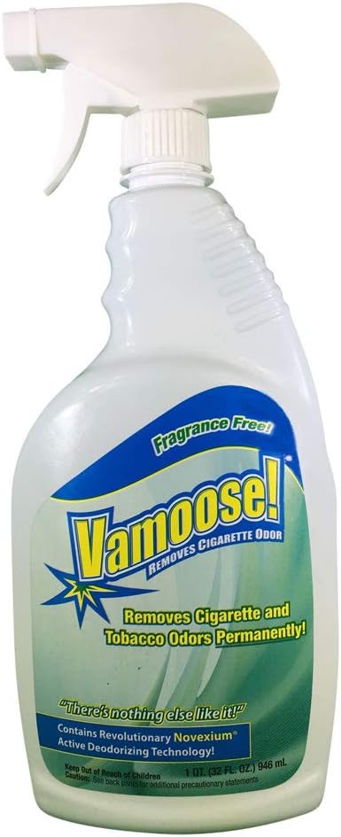 Vamoose! Smoke Odor Remover, Fragrance Free, 32-Ounce Spray Bottle
