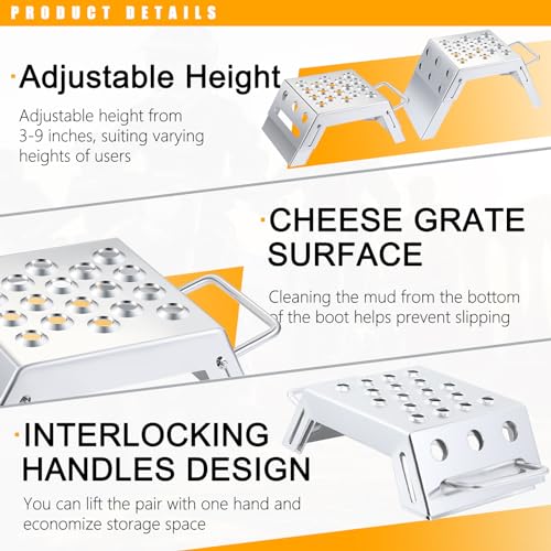 image for DaisyInner 2 Pcs Moto Starting Block Aid Adjustable 3-9