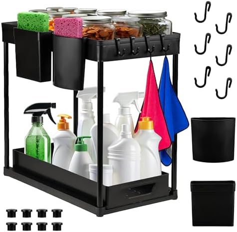 Generico Organizer Sottolavello Cucina Bagno con Cassetti Estraib...