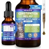 Cat Constipation Relief, Constipation Relief for Cats, Cat Constipation Support, Promotes Digestive Health, Chicken Flavor Natural Herbal Supplement, 60 ml/2 Fl Oz