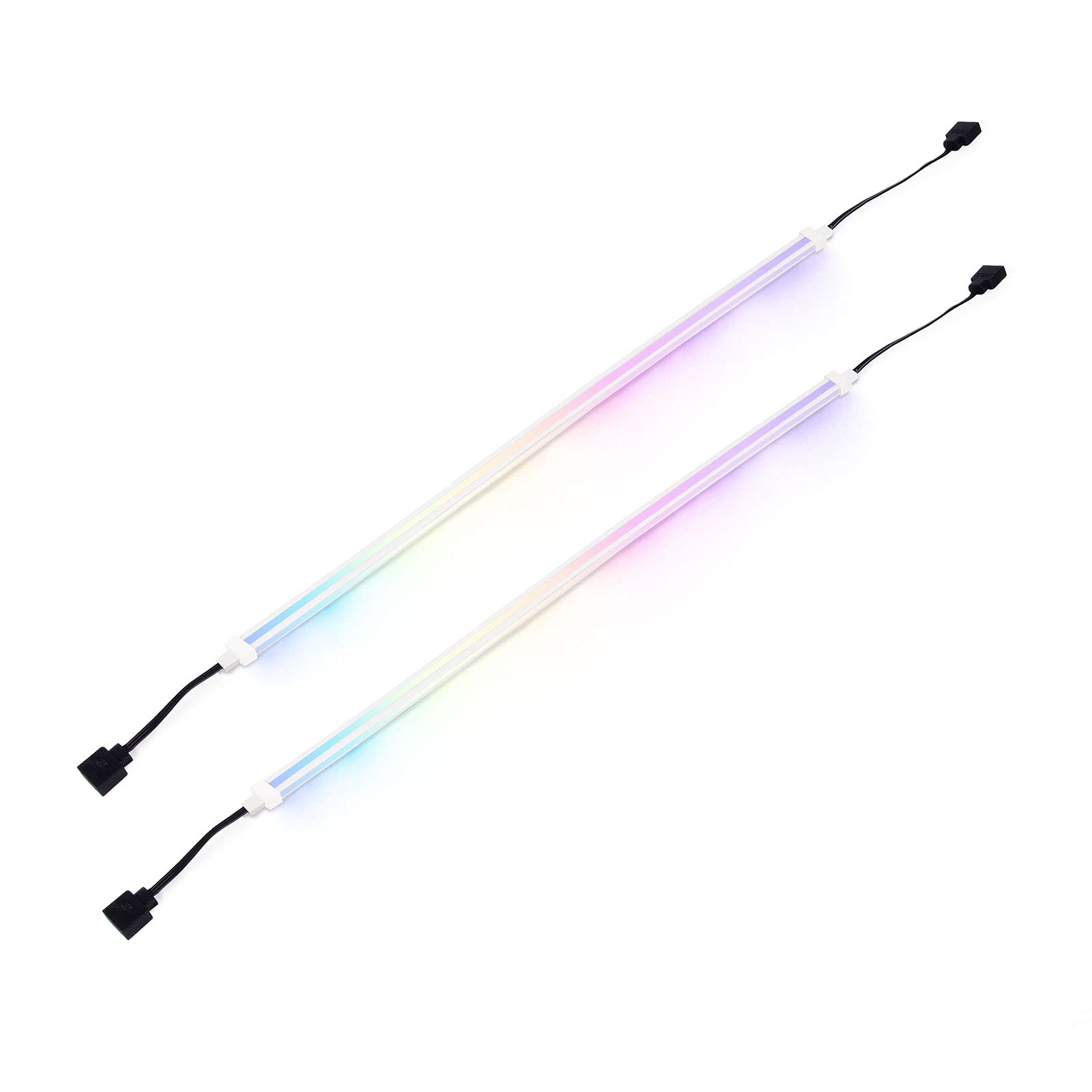 SilverStone Technology SST-LS04 - Premium ARGB LED Light Strip, 45 cm mit beidseitig 40x 2020 ARGB LED
