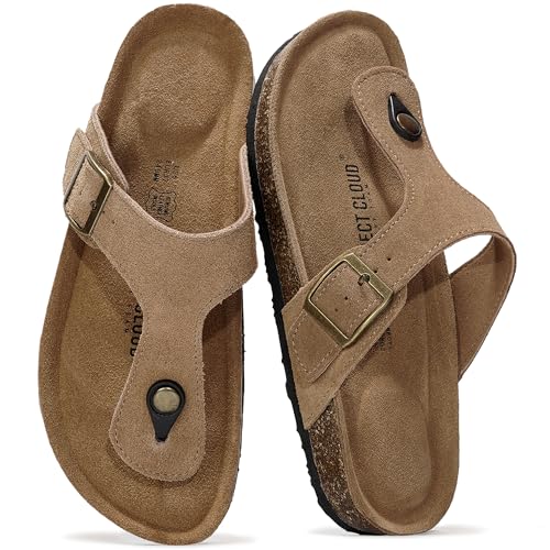 Project Cloud 100% Genuine Leather Thong Sandals...