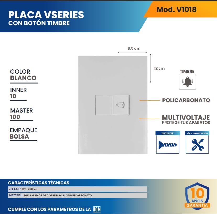 Botones para timbre 9 Imagen adicional