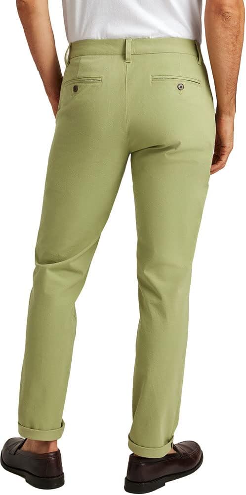 Bonobos - Mens Stretch Washed Chino 2.0 Pants, Color Sage, Size: 28W x 30L - Image 2