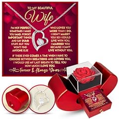 Forever Love-14K White Gold with Red Heart Rose Box
