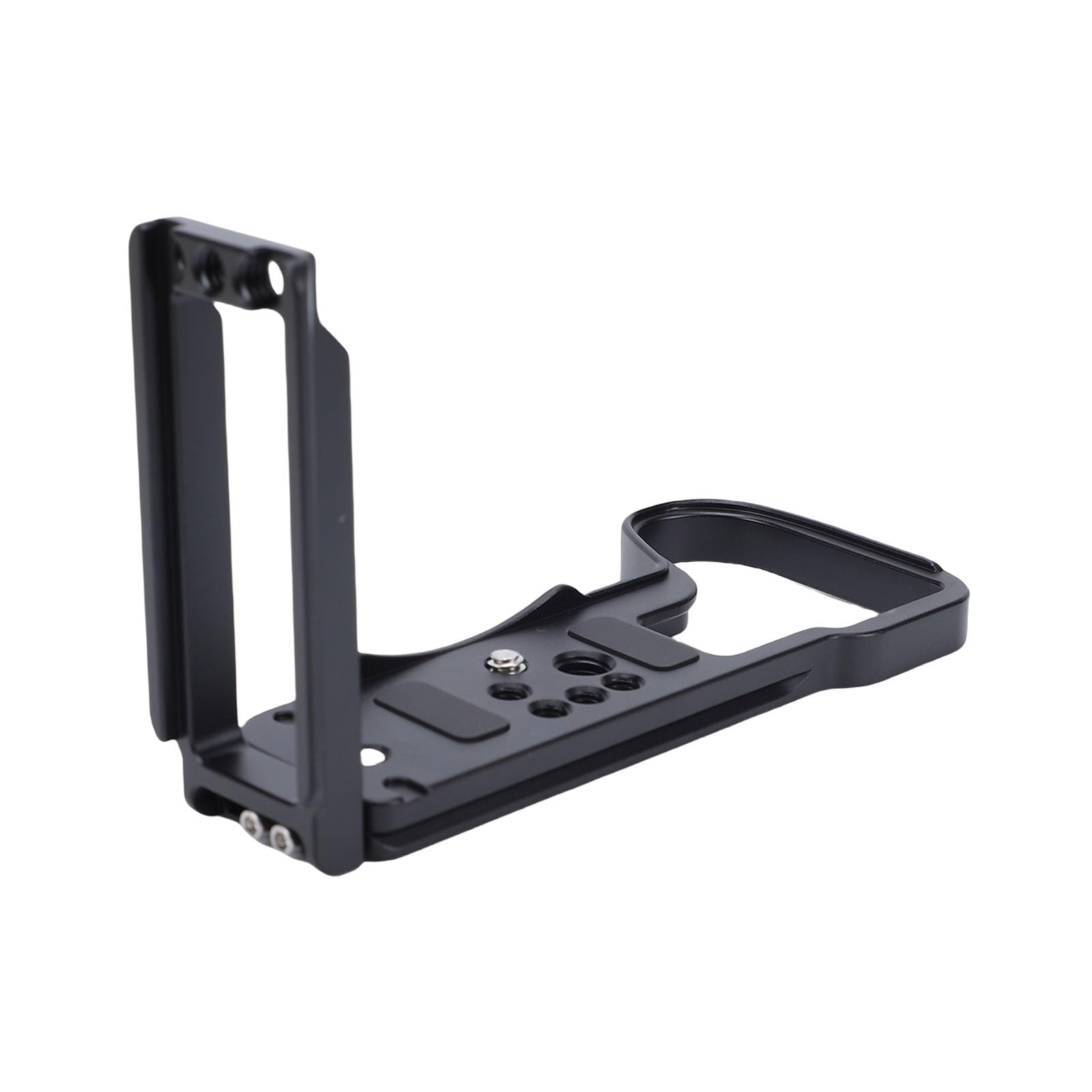 Staffa a L con Sblocco Rapido per S5II, Supporto Macchina (BLACK) | Materiale in lega di alluminio, compatibilità universale, aperture precise