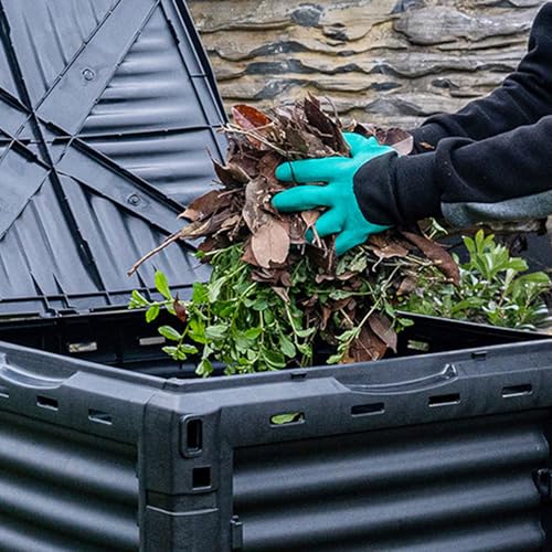 Compostador ventilado de 300L resistente a la intemperie para residuos 3