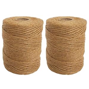 ANSIO Jute Twine, 500 feet Jute String 3...