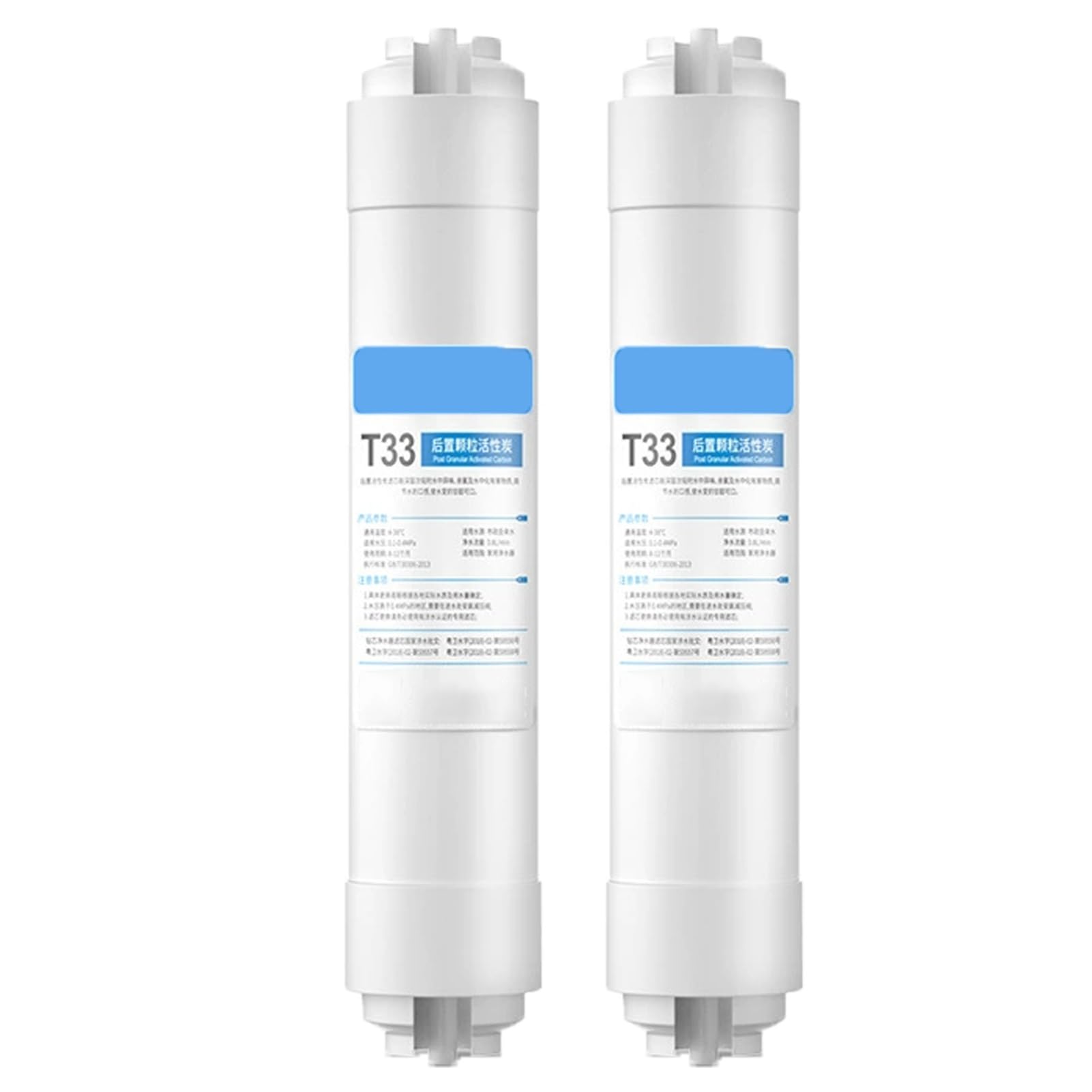 Filtre à eau T33 charbon actif 10 pouces pour osmoseur inverse domestique